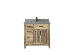 Malibu Mango Wood 36 in. W x 22 in. D Center Sink Bathroom Vanity - photo 42
