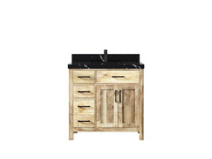 Malibu Mango Wood 36 in. W x 22 in. D Center Sink Bathroom Vanity - photo 16