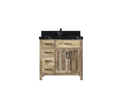 Malibu Mango Wood 36 in. W x 22 in. D Center Sink Bathroom Vanity - photo 18