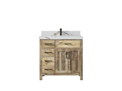 Malibu Mango Wood 36 in. W x 22 in. D Center Sink Bathroom Vanity - photo 20