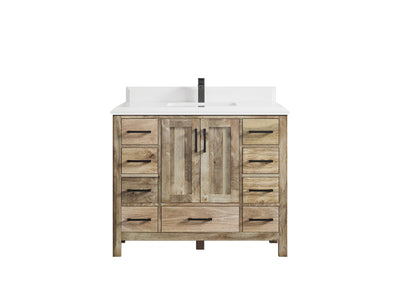 Malibu Mango Wood 42 in. W x 22 in. D Single Sink Bathroom Vanity - Willow Bath and Vanity