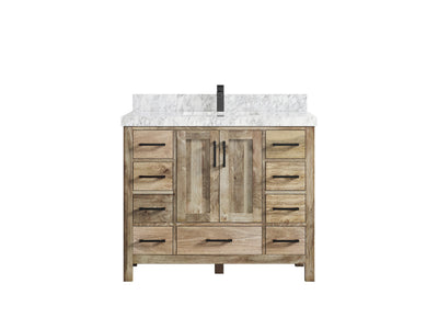 Malibu Mango Wood 42 in. W x 22 in. D Single Sink Bathroom Vanity - Willow Bath and Vanity
