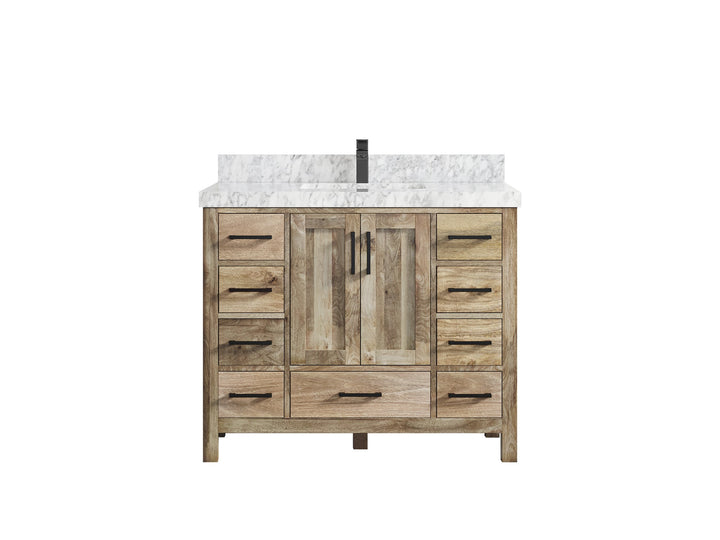 Malibu Mango Wood 42 in. W x 22 in. D Single Sink Bathroom Vanity - photo 27