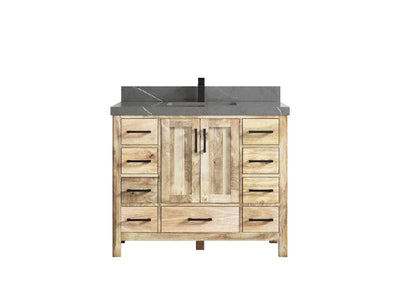 Malibu Mango Wood 42 in. W x 22 in. D Single Sink Bathroom Vanity - Willow Bath and Vanity