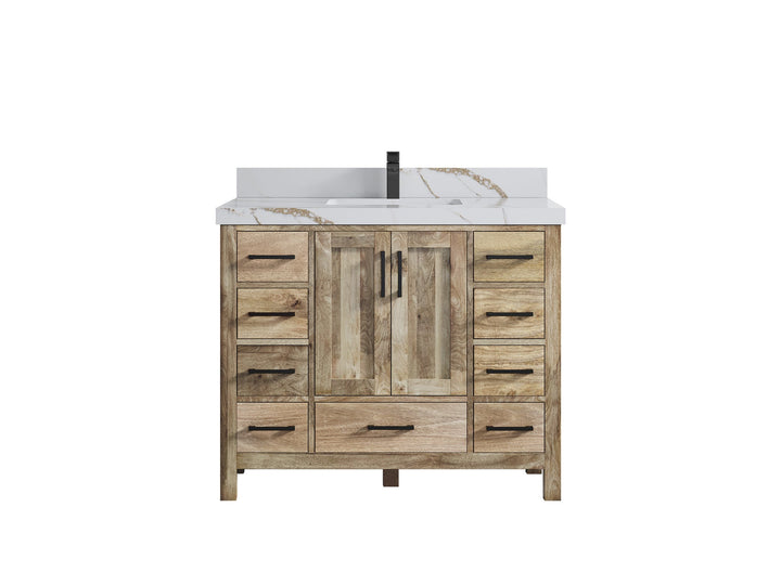 Malibu Mango Wood 42 in. W x 22 in. D Single Sink Bathroom Vanity - photo 17