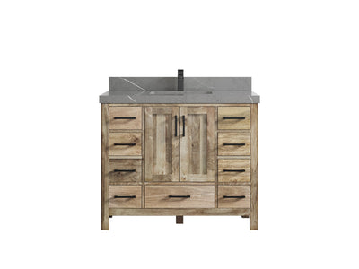 Malibu Mango Wood 42 in. W x 22 in. D Single Sink Bathroom Vanity - Willow Bath and Vanity