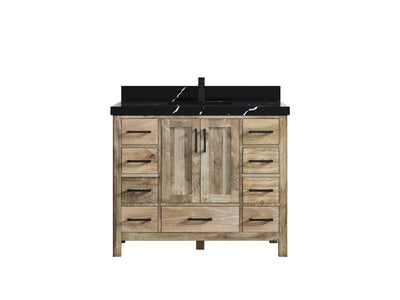 Malibu Mango Wood 42 in. W x 22 in. D Single Sink Bathroom Vanity - Willow Bath and Vanity