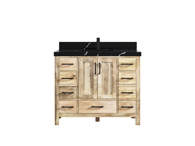 Malibu Mango Wood 42 in. W x 22 in. D Single Sink Bathroom Vanity - Willow Bath and Vanity