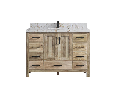 Malibu Mango Wood 48 in. W x 22 in. D Single Sink Bathroom Vanity - Willow Bath and Vanity