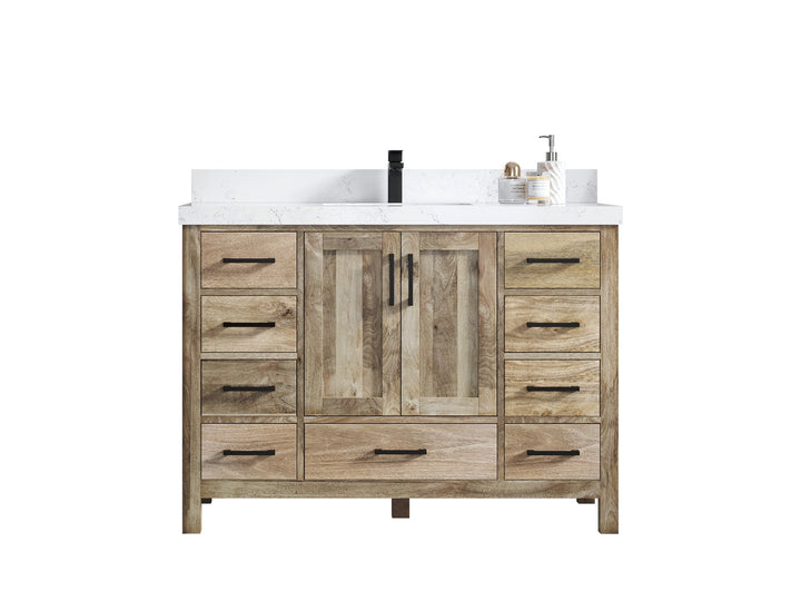 Malibu Mango Wood 48 in. W x 22 in. D Single Sink Bathroom Vanity - photo 1