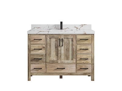 Malibu Mango Wood 48 in. W x 22 in. D Single Sink Bathroom Vanity - Willow Bath and Vanity