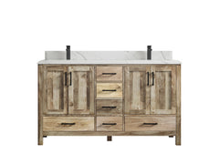 Malibu Mango Wood 60 in. W x 22 in. D Double Sink Bathroom Vanity - photo 18