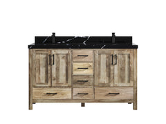 Malibu Mango Wood 60 in. W x 22 in. D Double Sink Bathroom Vanity - photo 29