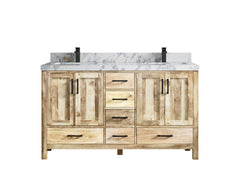 Malibu Mango Wood 60 in. W x 22 in. D Double Sink Bathroom Vanity - photo 23