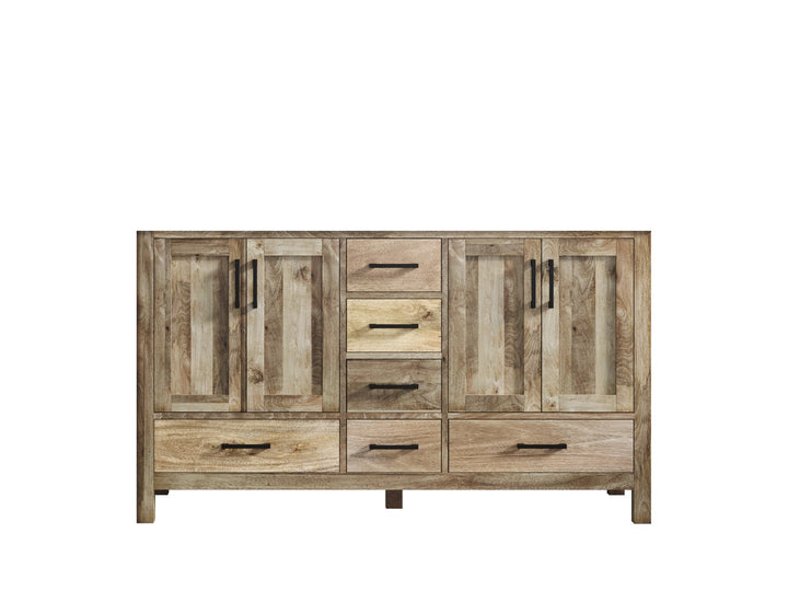 Malibu Mango Wood 60 in. W x 22 in. D Double Sink Bathroom Vanity - photo 6