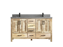 Malibu Mango Wood 60 in. W x 22 in. D Double Sink Bathroom Vanity - photo 41