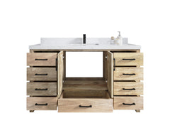 Malibu Mango Wood 60 in. W x 22 in. D Single Sink Bathroom Vanity - photo 5
