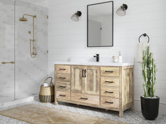Malibu Mango Wood 60 in. W x 22 in. D Single Sink Bathroom Vanity - photo 2