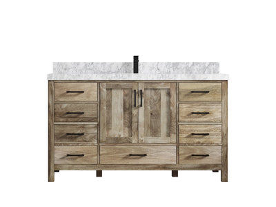Malibu Mango Wood 60 in. W x 22 in. D Single Sink Bathroom Vanity - Willow Bath and Vanity