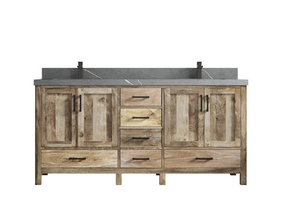 Malibu Mango Wood 72 in. W x 22 in. D Double Sink Bathroom Vanity - Willow Bath and Vanity