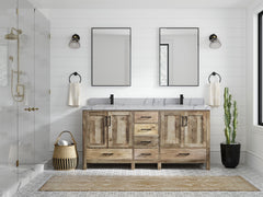 Malibu Mango Wood 72 in. W x 22 in. D Double Sink Bathroom Vanity - photo 12