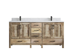 Malibu Mango Wood 72 in. W x 22 in. D Double Sink Bathroom Vanity - photo 35