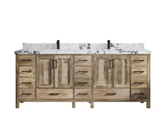 Malibu Mango Wood 84 in. W x 22 in. D Double Sink Bathroom Vanity - photo 48