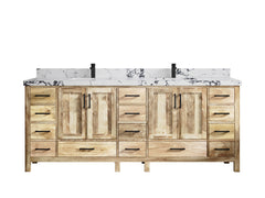 Malibu Mango Wood 84 in. W x 22 in. D Double Sink Bathroom Vanity - photo 49
