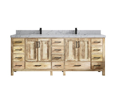 Malibu Mango Wood 84 in. W x 22 in. D Double Sink Bathroom Vanity - photo 13