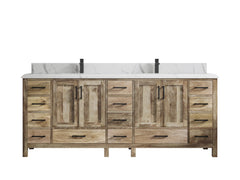 Malibu Mango Wood 84 in. W x 22 in. D Double Sink Bathroom Vanity - photo 32