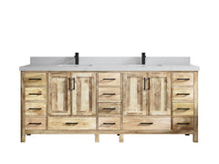 Malibu Mango Wood 84 in. W x 22 in. D Double Sink Bathroom Vanity - photo 27