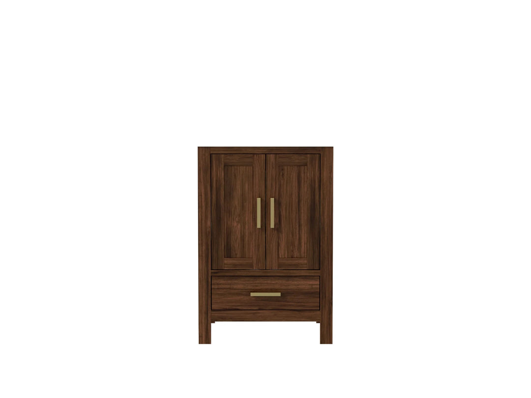 Malibu Teak Wood 24 in. W x 22 in. D Single Sink Bathroom Vanity | 
              
                Dark Walnut Teak
                
                  
             - MLB_TK_WLN_PT_GR_24 - photo №22
