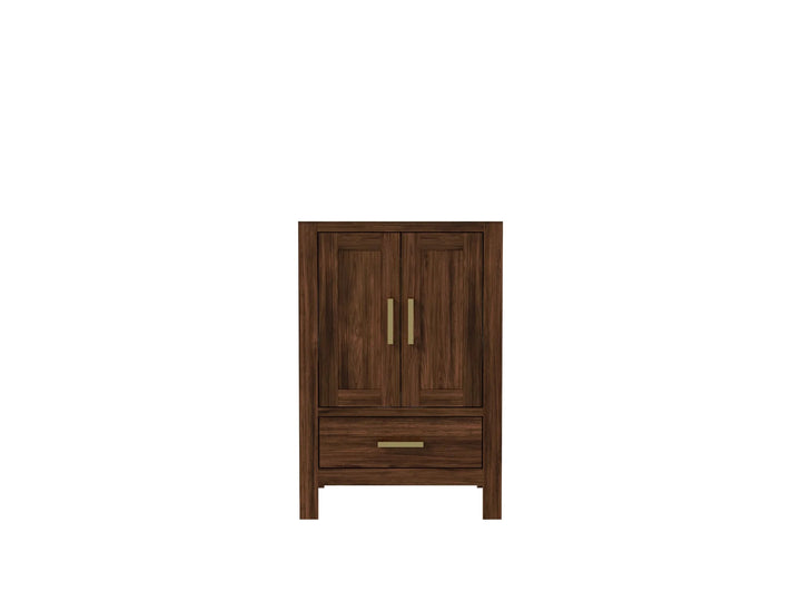 Malibu Teak Wood 24 in. W x 22 in. D Single Sink Bathroom Vanity - photo 22