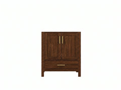 Malibu Teak Wood 30 in. W x 22 in. D Single Sink Bathroom Vanity - photo 3
