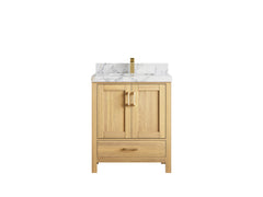 Malibu White Oak 30 in. W x 22 in. D Single Sink Bathroom Vanity - photo 20