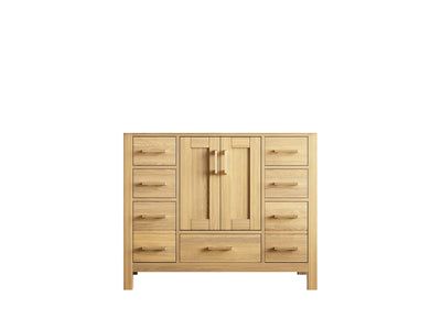 Malibu White Oak 42 in. W x 22 in. D Single Sink Bathroom Vanity - Willow Bath and Vanity