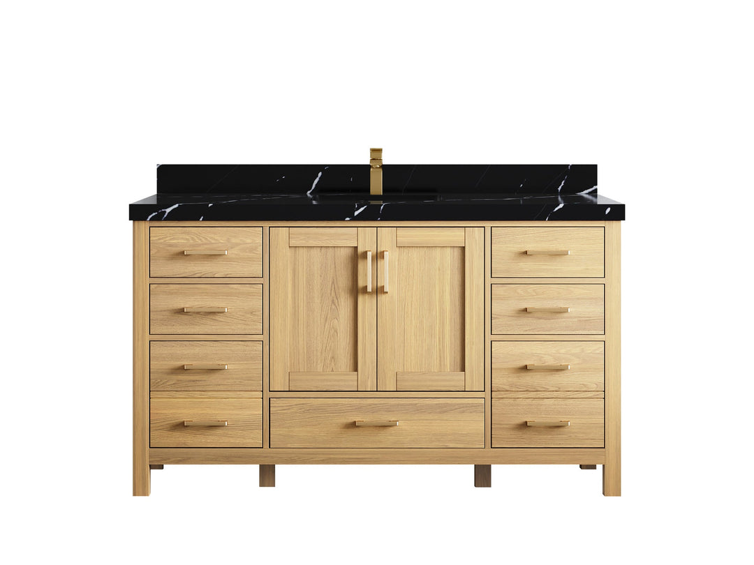 Malibu White Oak 60 in. W x 22 in. D Single Sink Bathroom Vanity | 
              
                Nordic White Oak
                
                  
             - MLB-NORW-CAB-59S - photo №18