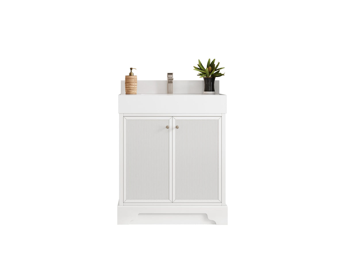 Manhattan 30 in. W x 22 in. D Single Sink Bathroom Vanity - Willow Bath and Vanity
