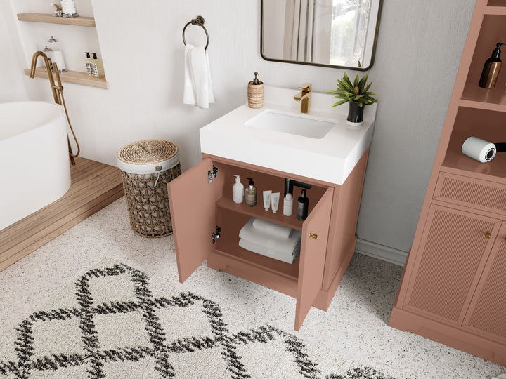 Manhattan 30 in. W x 22 in. D Single Sink Bathroom Vanity - photo 3