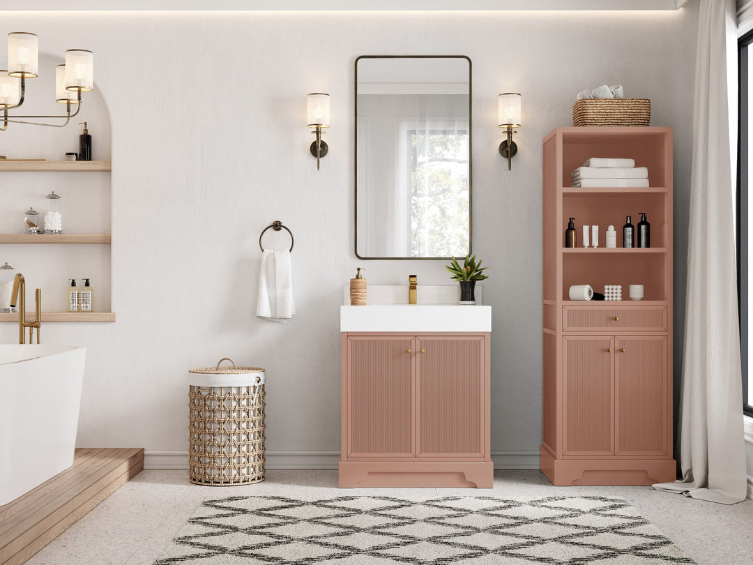 Manhattan 30 in. W x 22 in. D Single Sink Bathroom Vanity - Willow Bath and Vanity