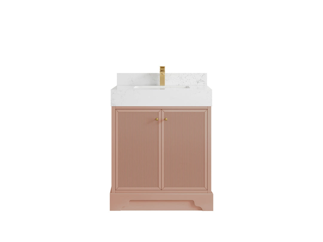 Manhattan 30 in. W x 22 in. D Single Sink Bathroom Vanity - Willow Bath and Vanity