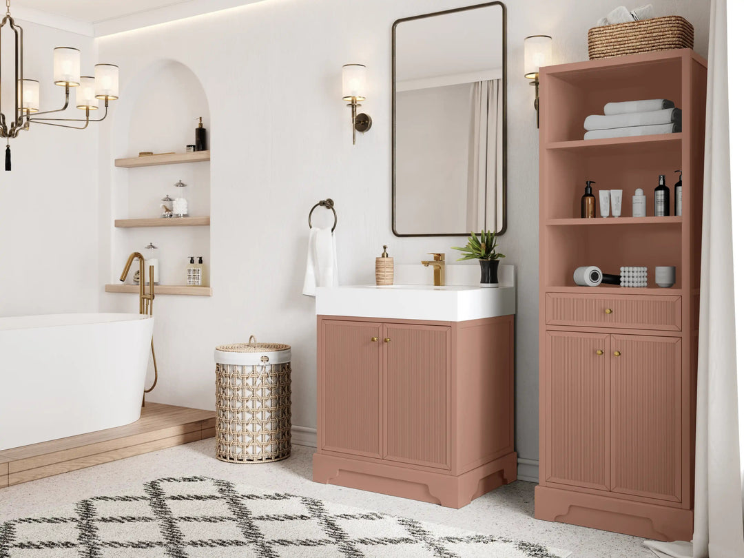 Manhattan 30 in. W x 22 in. D Single Sink Bathroom Vanity - Willow Bath and Vanity