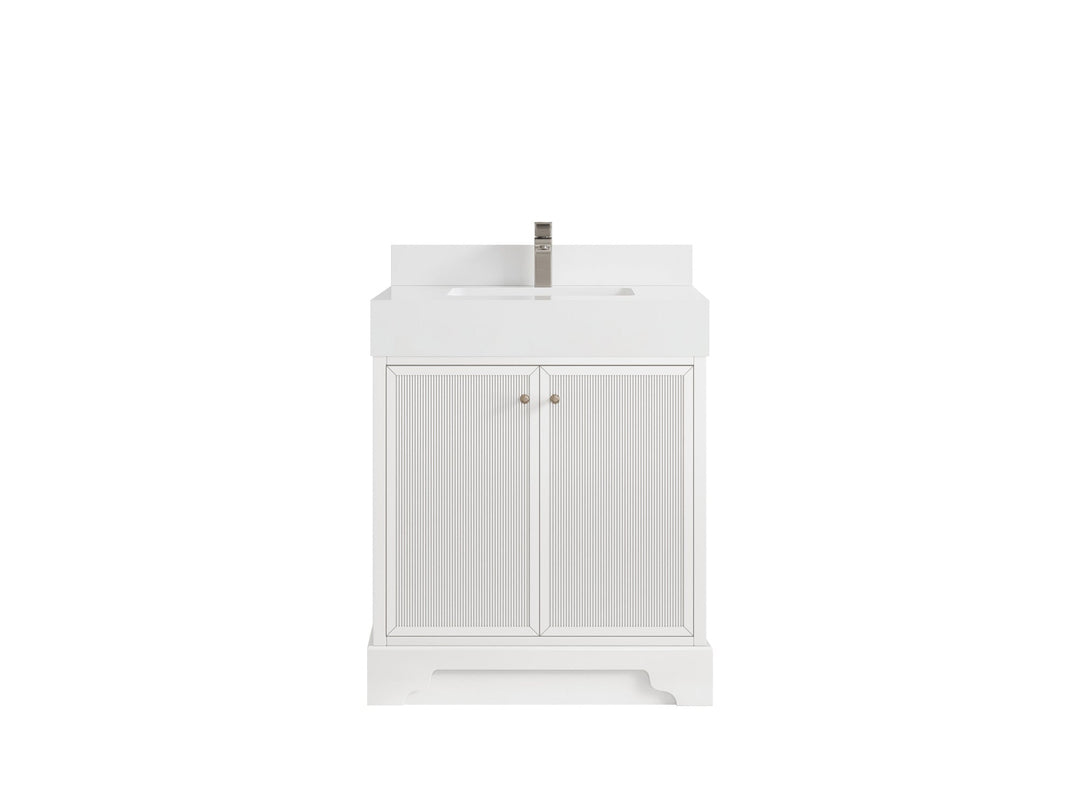 Manhattan 30 in. W x 22 in. D Single Sink Bathroom Vanity - Willow Bath and Vanity