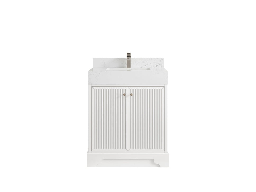 Manhattan 30 in. W x 22 in. D Single Sink Bathroom Vanity - Willow Bath and Vanity