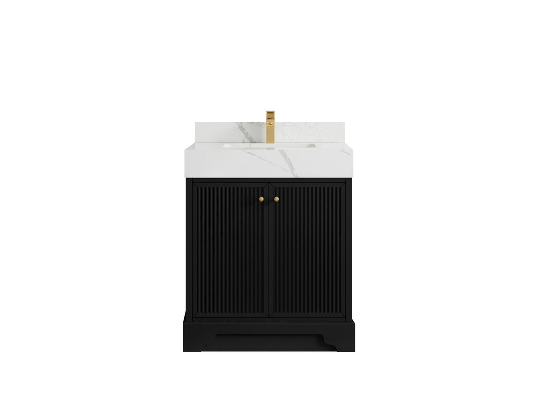 Manhattan 30 in. W x 22 in. D Single Sink Bathroom Vanity - Willow Bath and Vanity