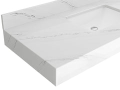 Manhattan 36 in. W x 22 in. D Center Sink Bathroom Vanity - photo 8