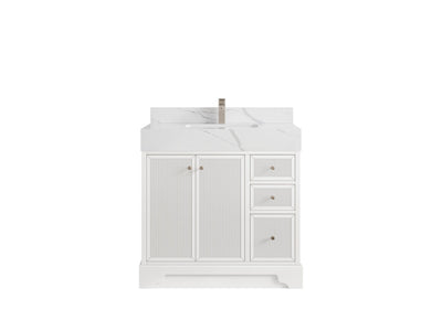 Manhattan 36 in. W x 22 in. D Center Sink Bathroom Vanity - Willow Bath and Vanity