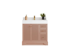 Manhattan 36 in. W x 22 in. D Center Sink Bathroom Vanity - photo 1