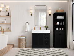 Manhattan 36 in. W x 22 in. D Center Sink Bathroom Vanity - photo 3