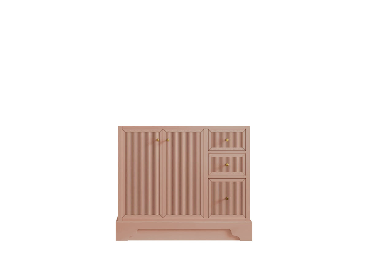 Manhattan 36 in. W x 22 in. D Left Offset Sink Bathroom Vanity - Willow Bath and Vanity